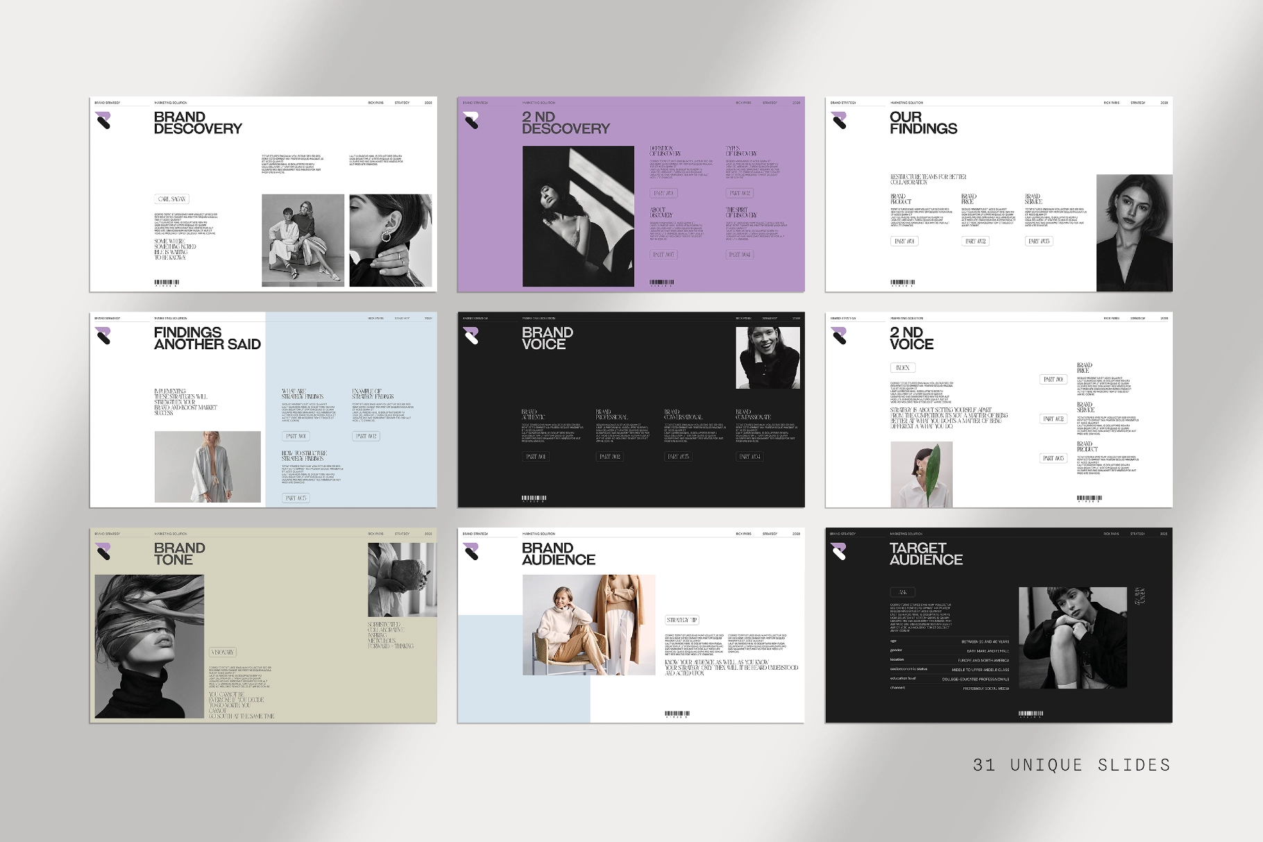 RICK | Brand Strategy Template