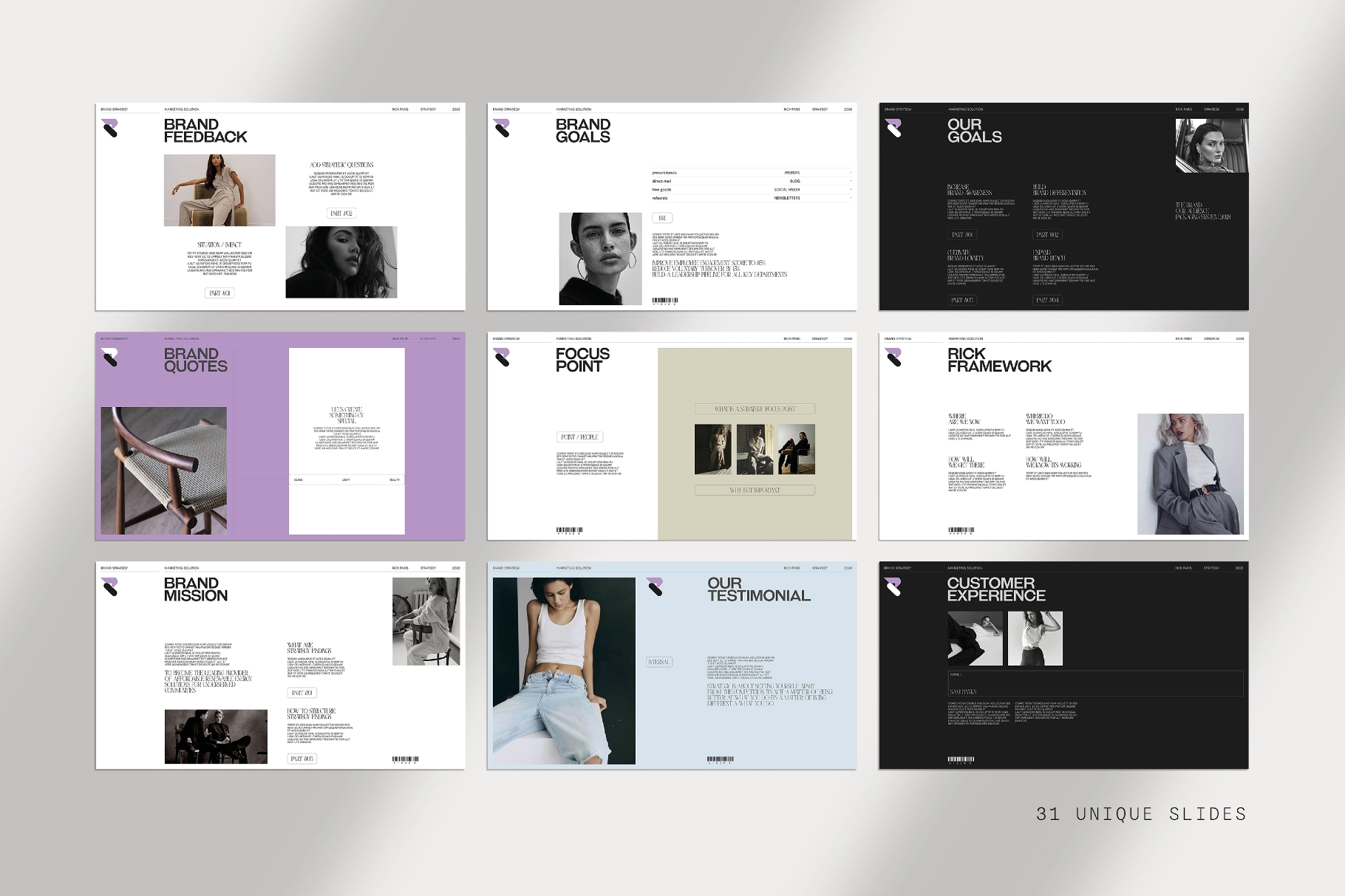 RICK | Brand Strategy Template