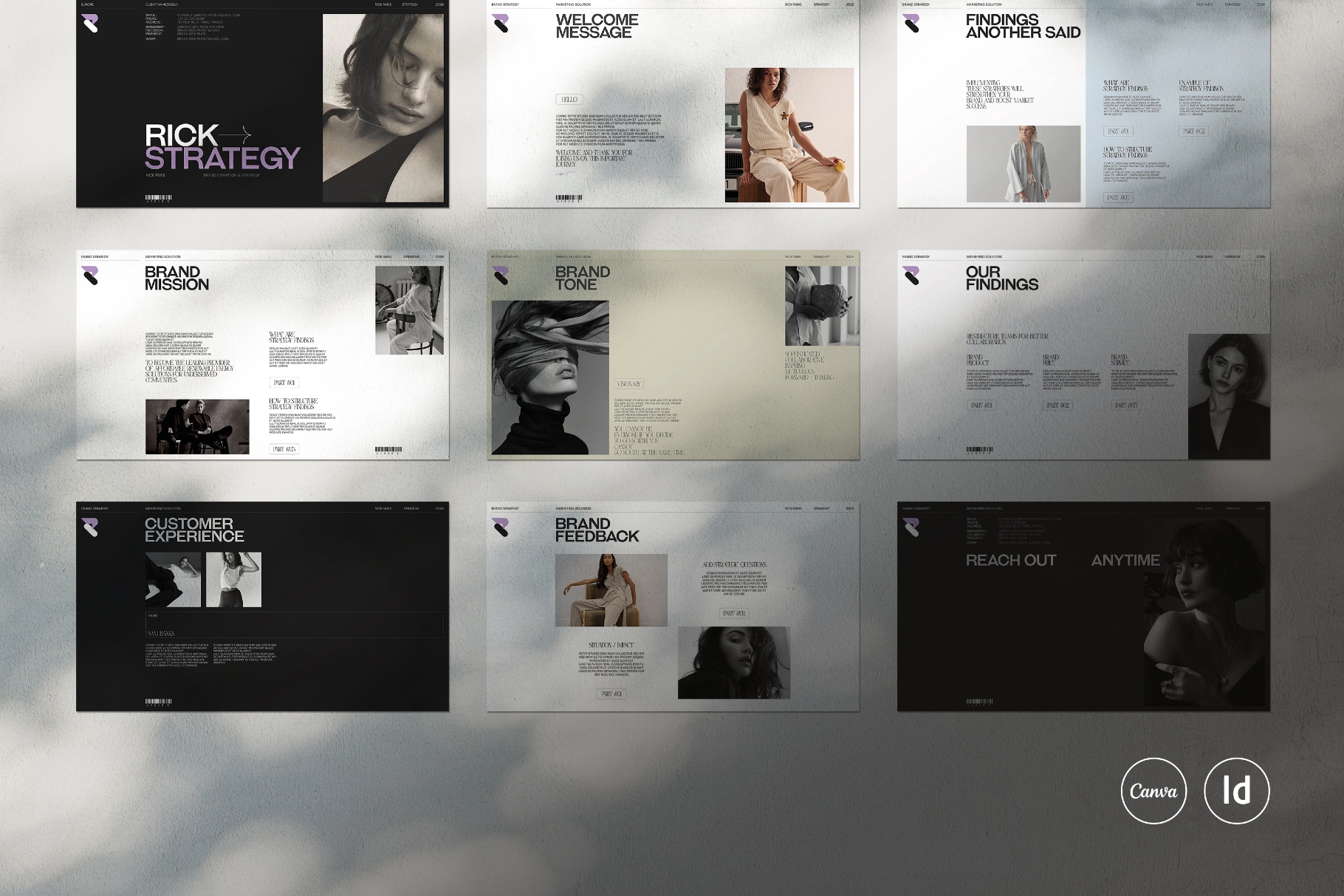 RICK | Brand Strategy Template