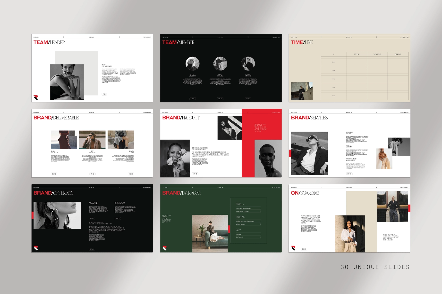 RICK | Service & Pricing Guide Template