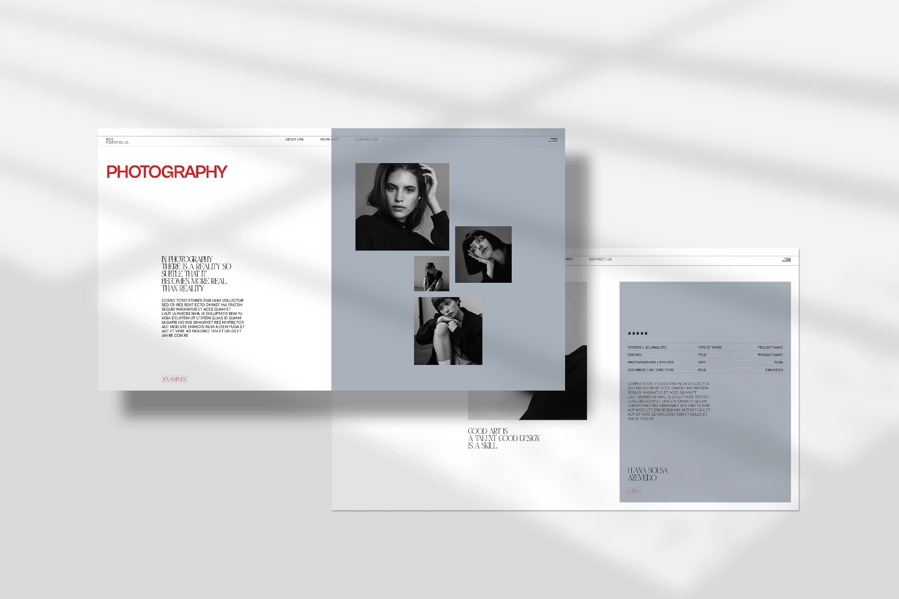 RICK | Portfolio Template