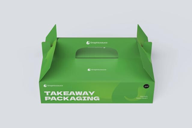 Takeaway Packaging Mockup Top View