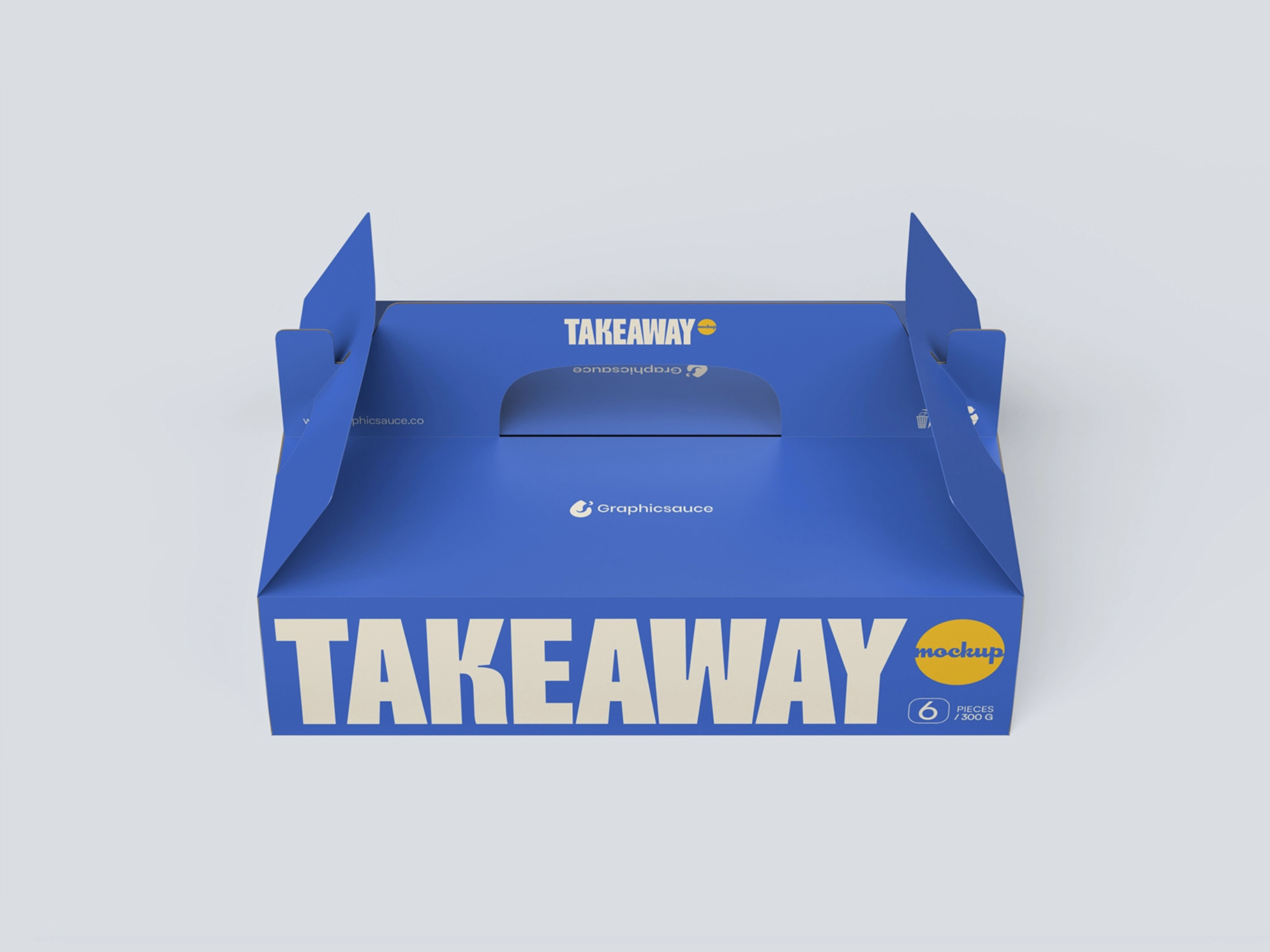 Takeaway Packaging Mockup Top View