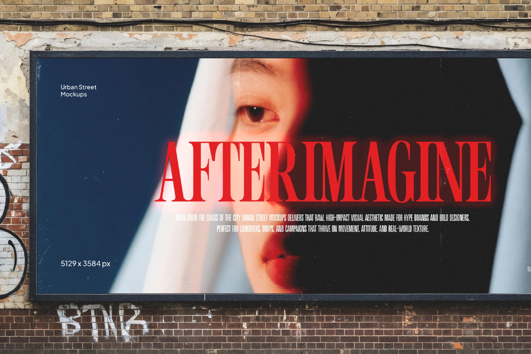 Billboard Urban Street Mockup