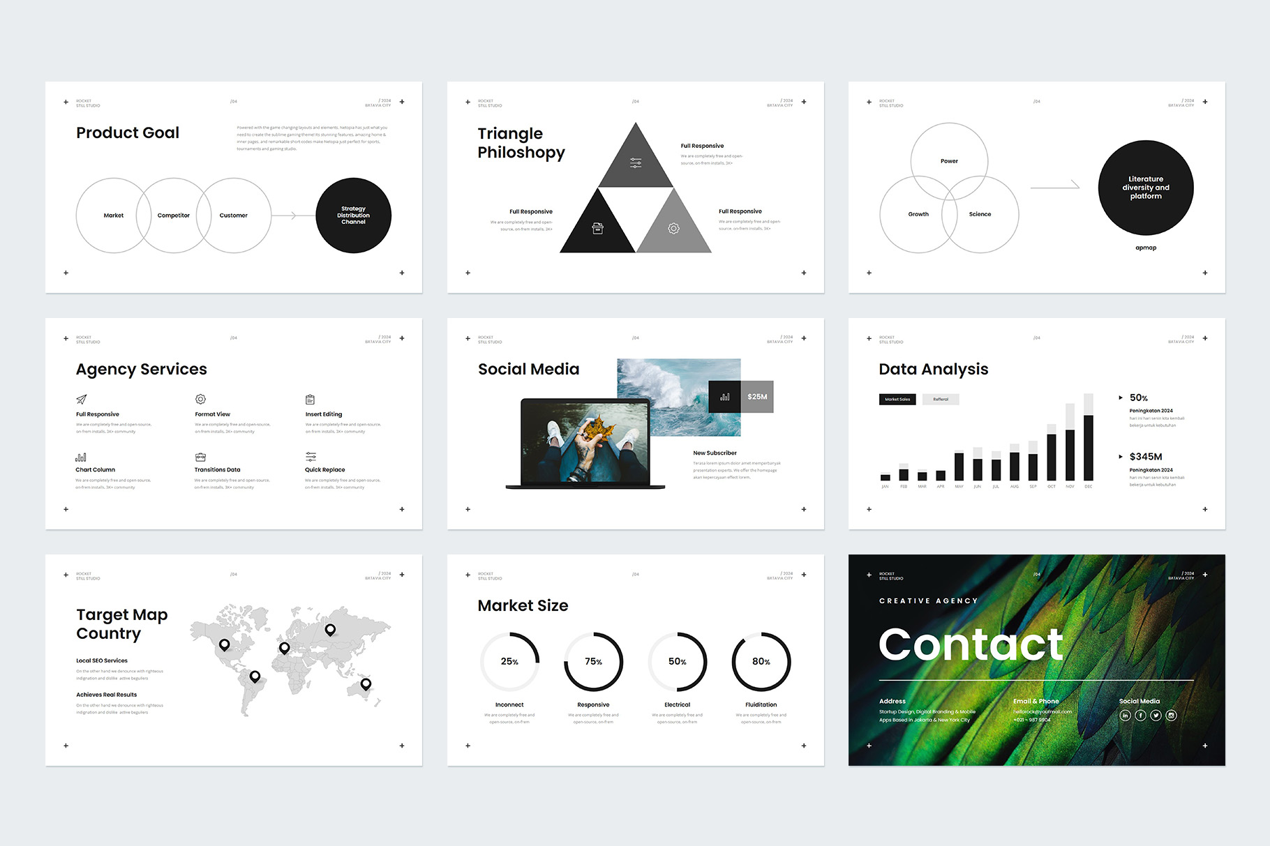 Miler Presentation Template Design