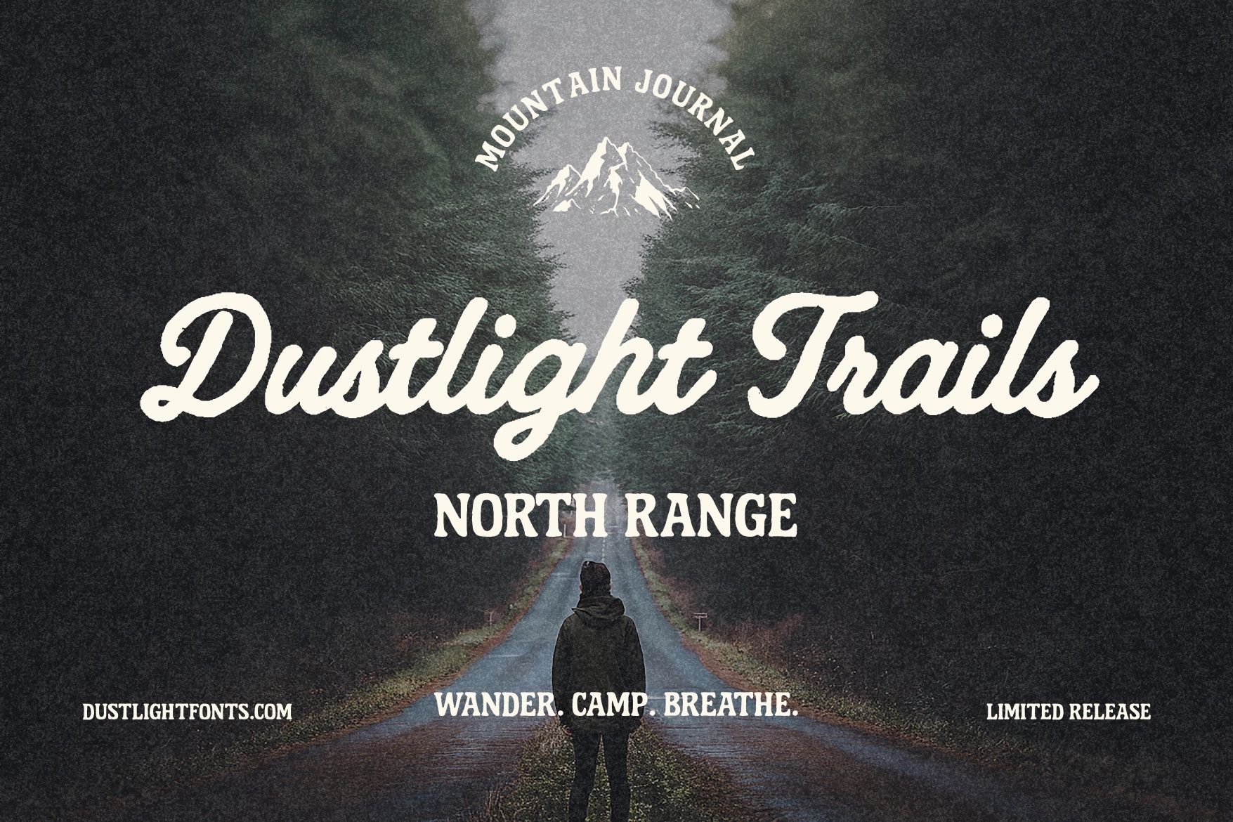 Dusklight Script — Retro Forest-Inspired Font