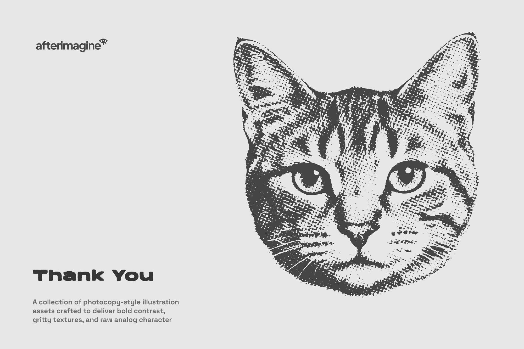 Photocopy Effect Illustrations Pack