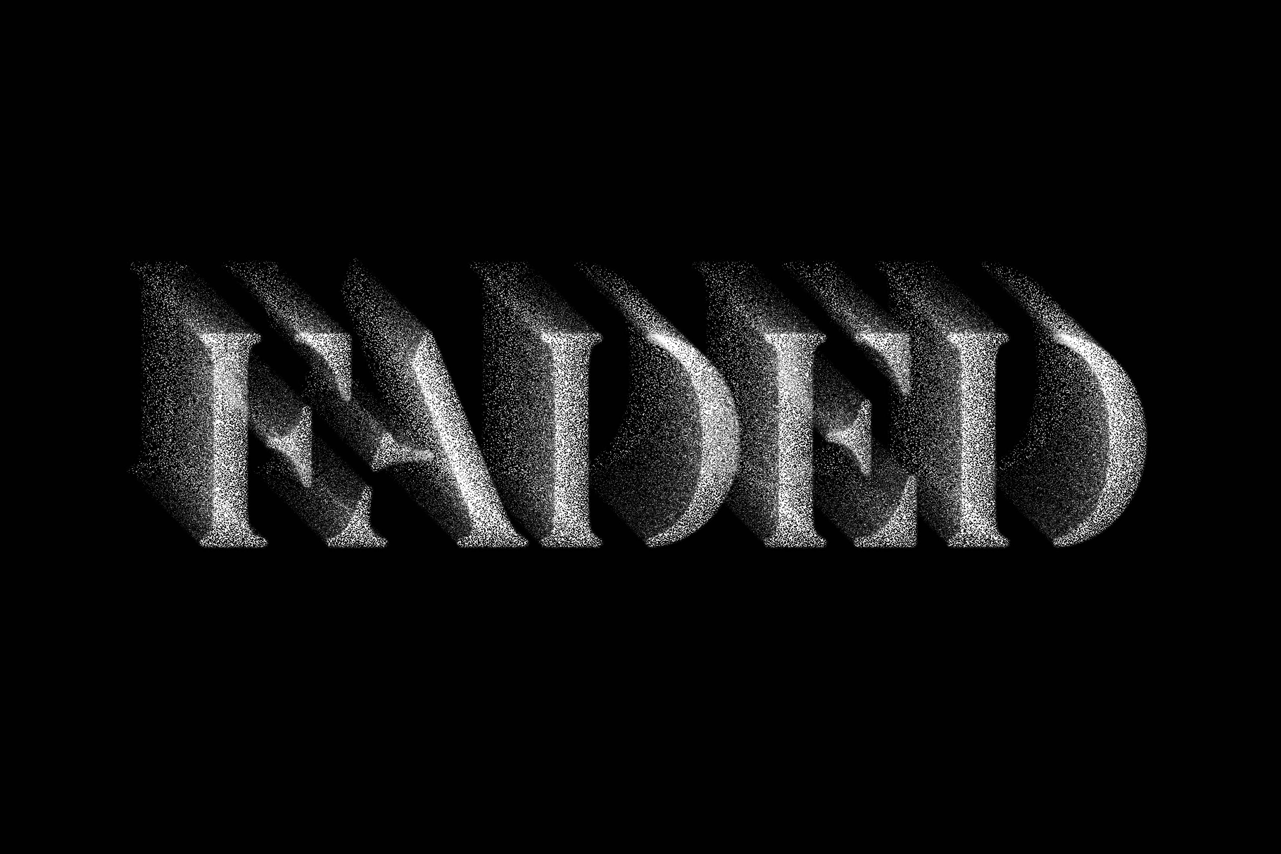 Gritty Noise Text Effect