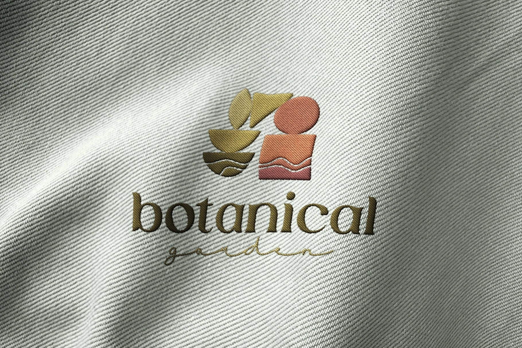 Stitching Embroidery Logo Mockup