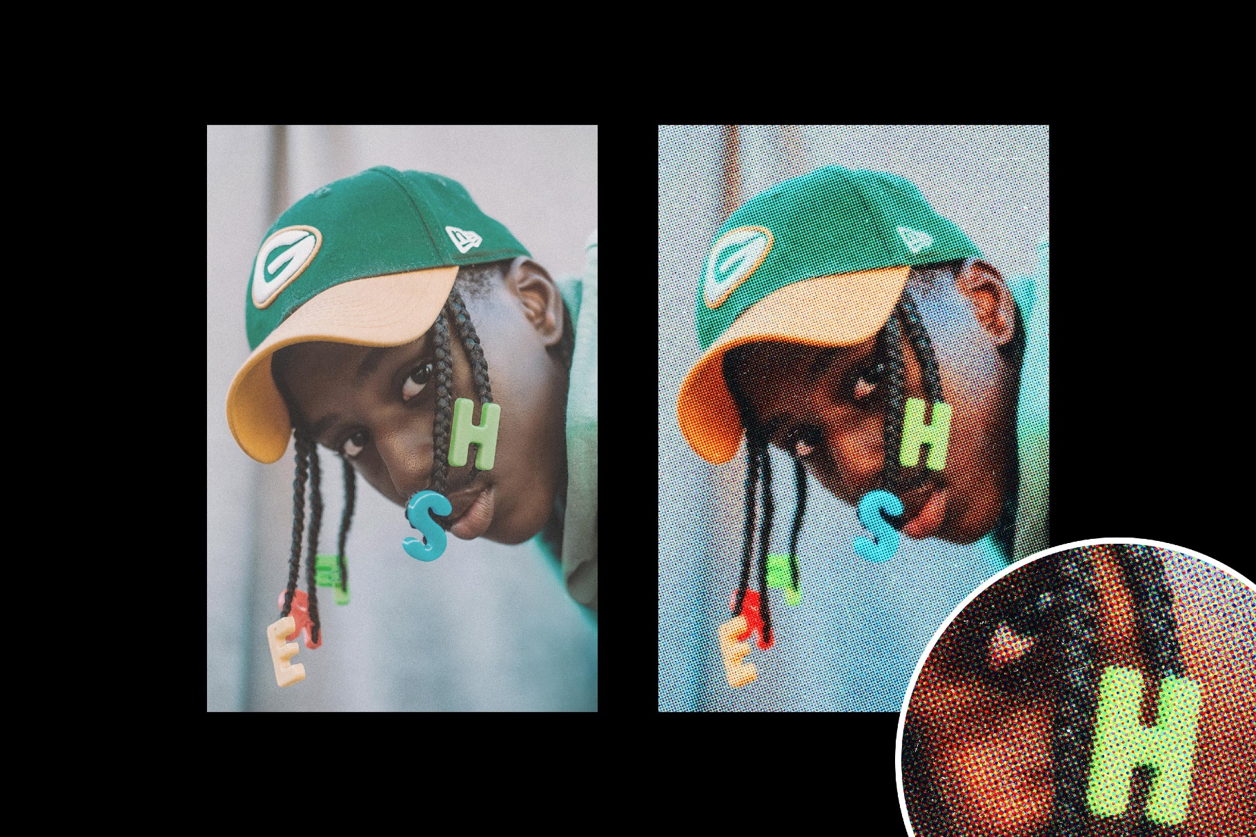 Original Zine Color Halftone Effect