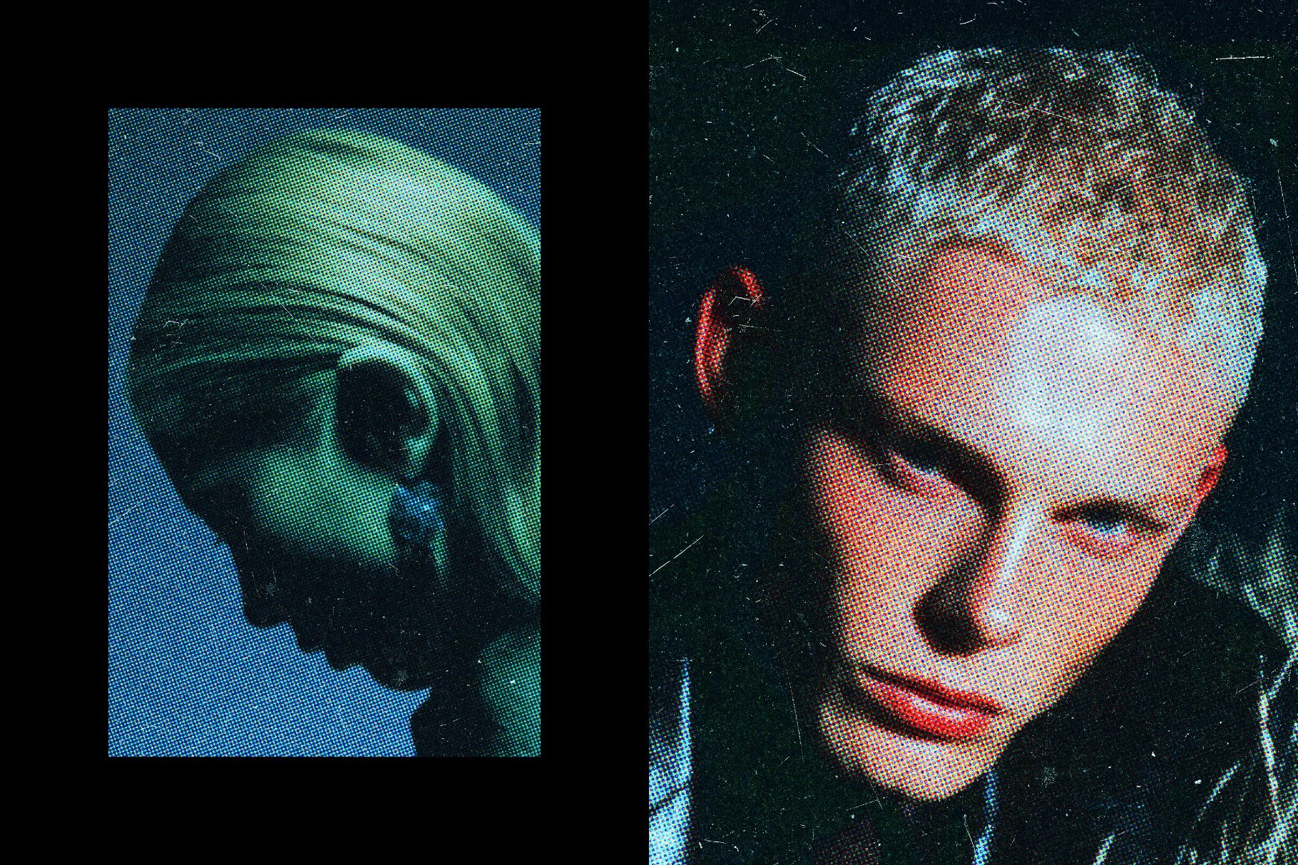 Original Zine Color Halftone Effect