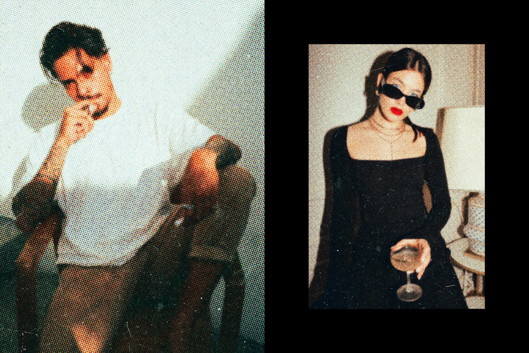 Original Zine Color Halftone Effect