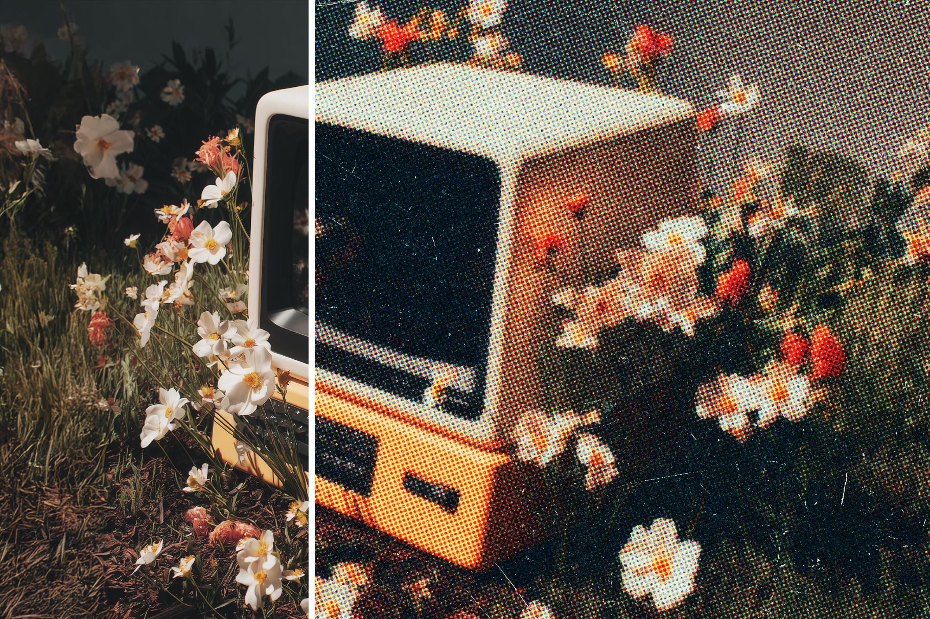 Original Zine Color Halftone Effect