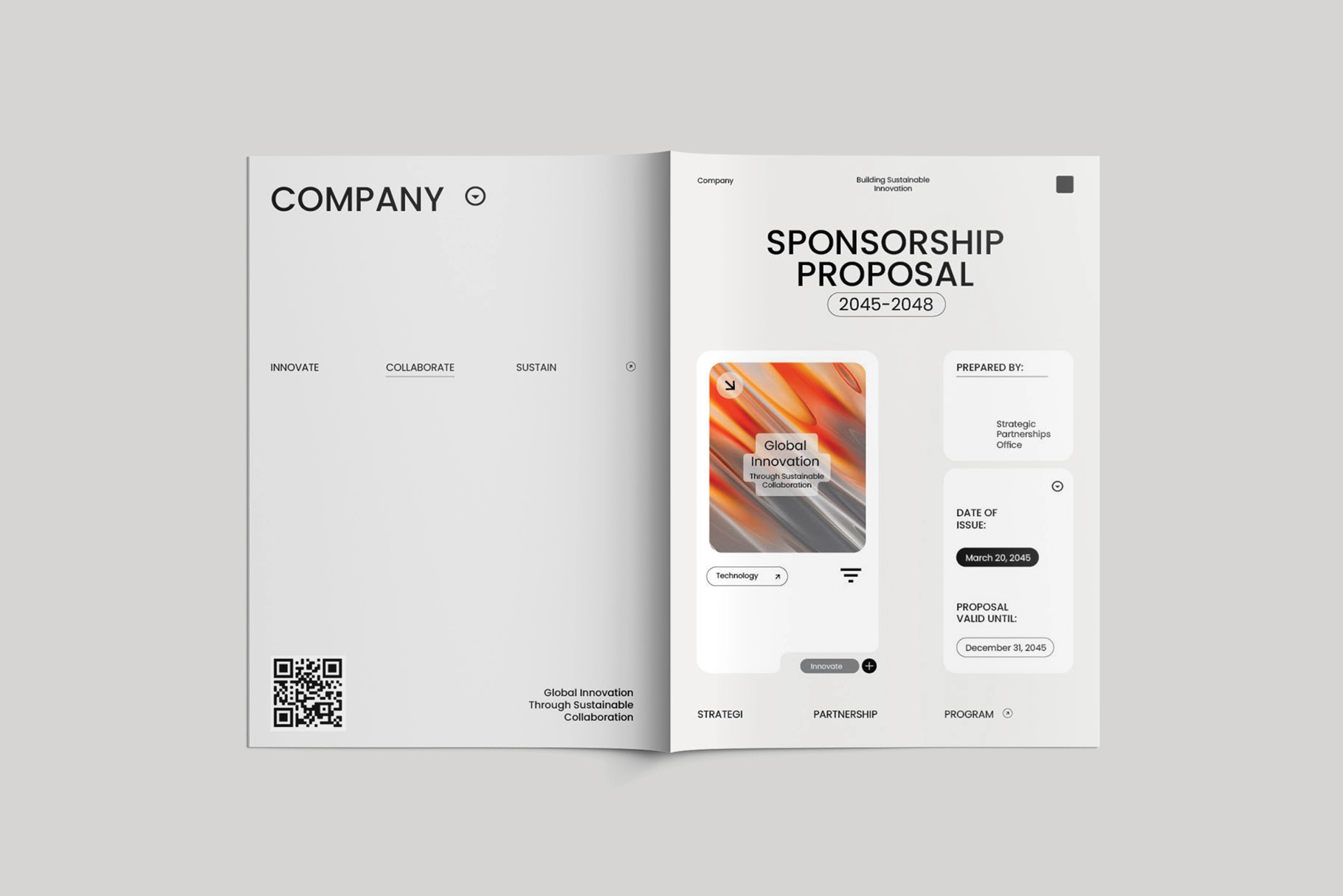 Sponsorship Proposal Canva Template