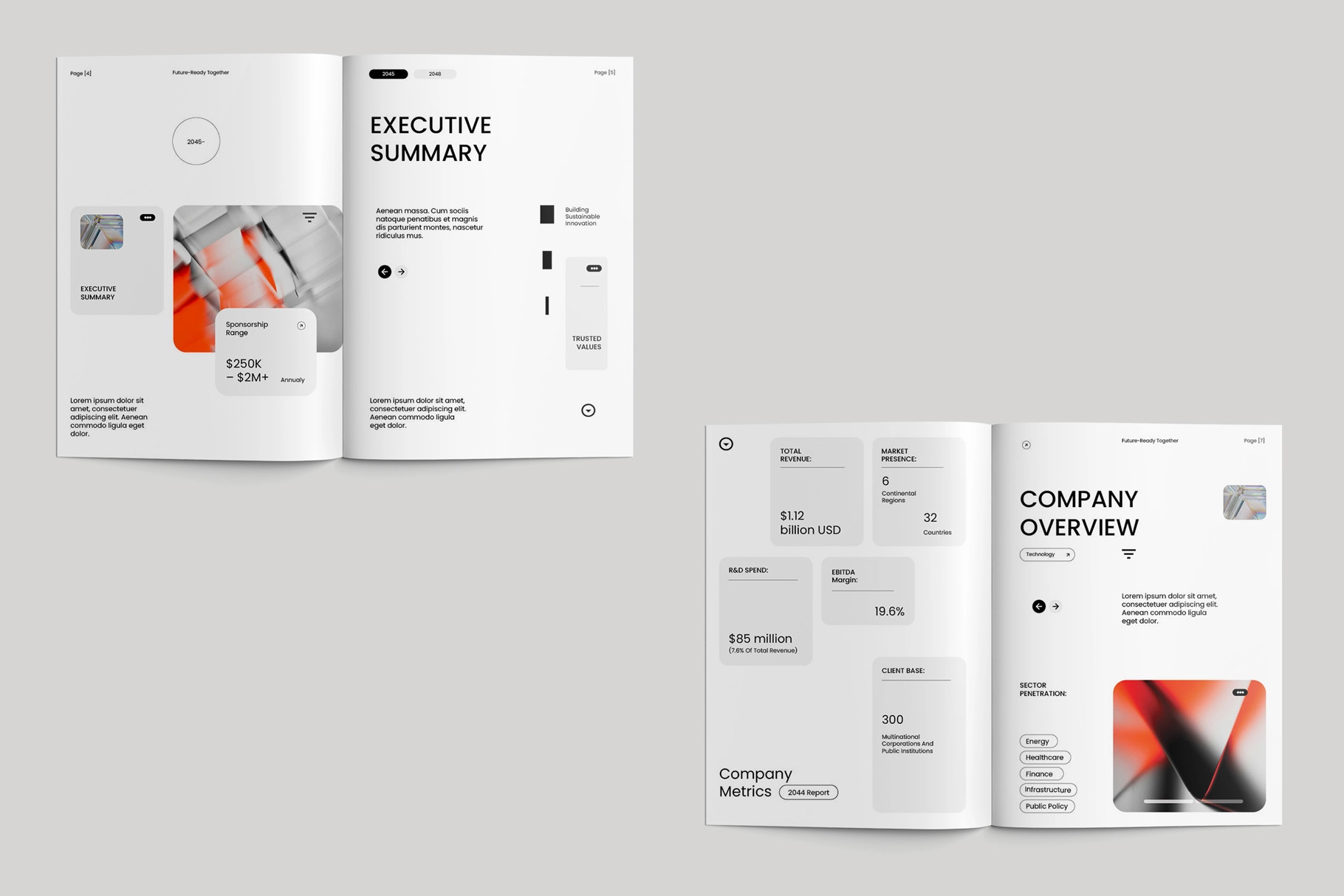 Minimalist Sponsorship Proposal Affinity Template