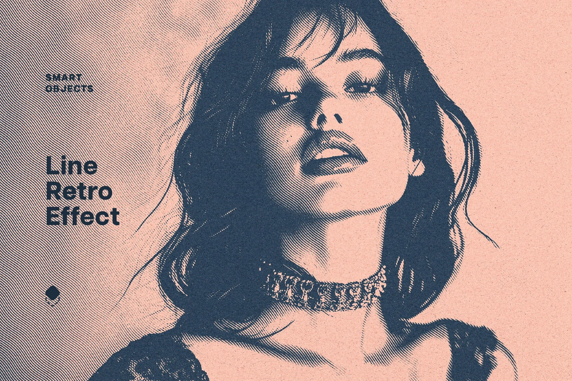 Engraved Line Photo Effect