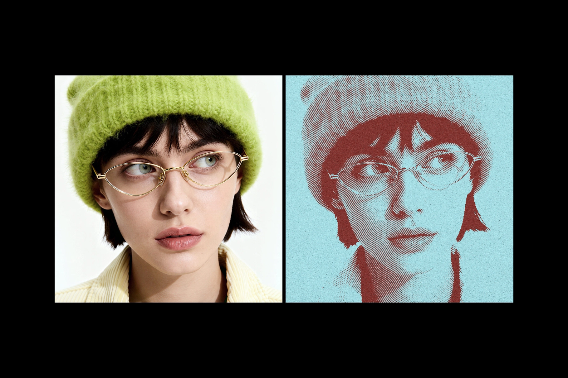 Engraved Line Photo Effect