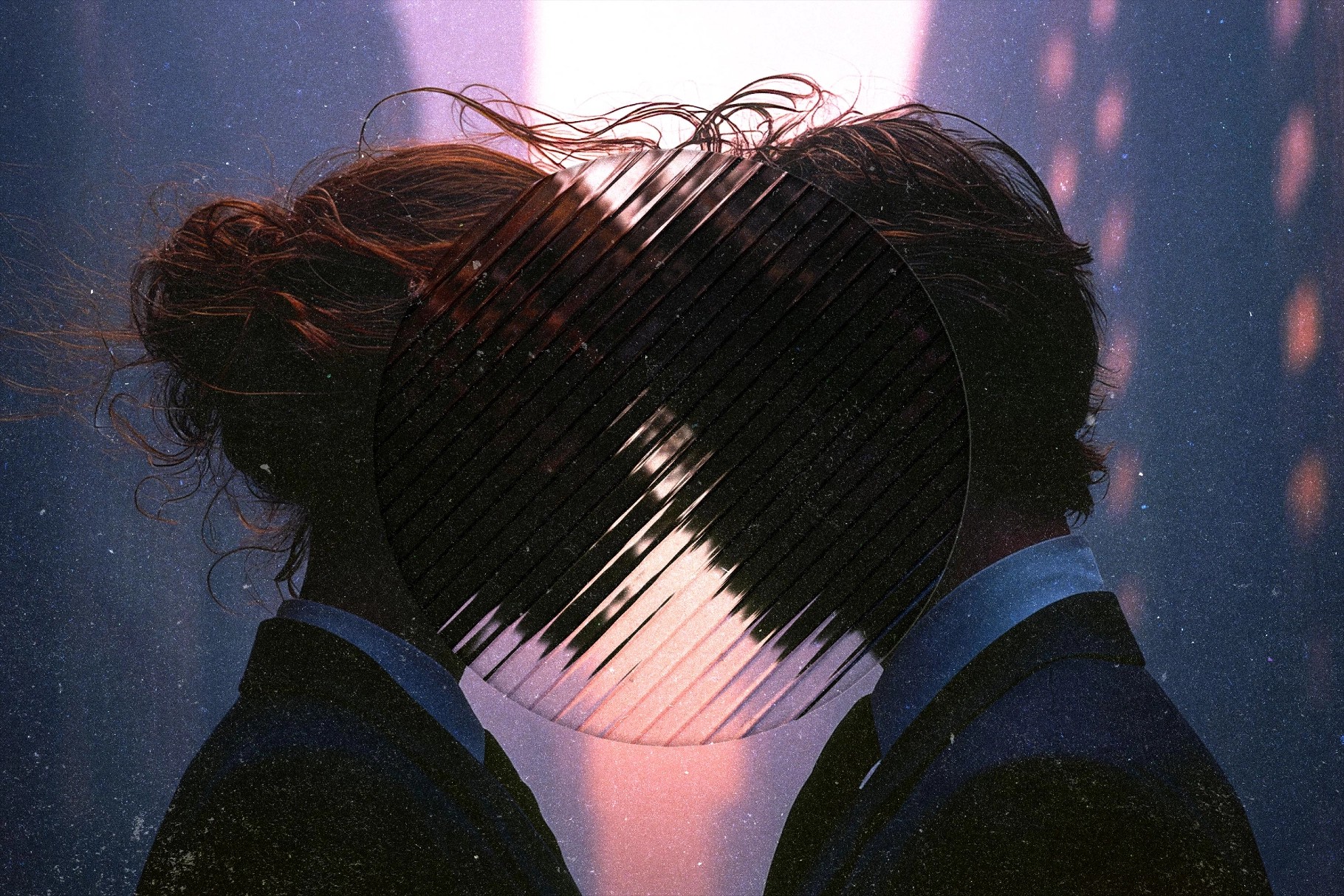 Pattern Glass Photo Effect