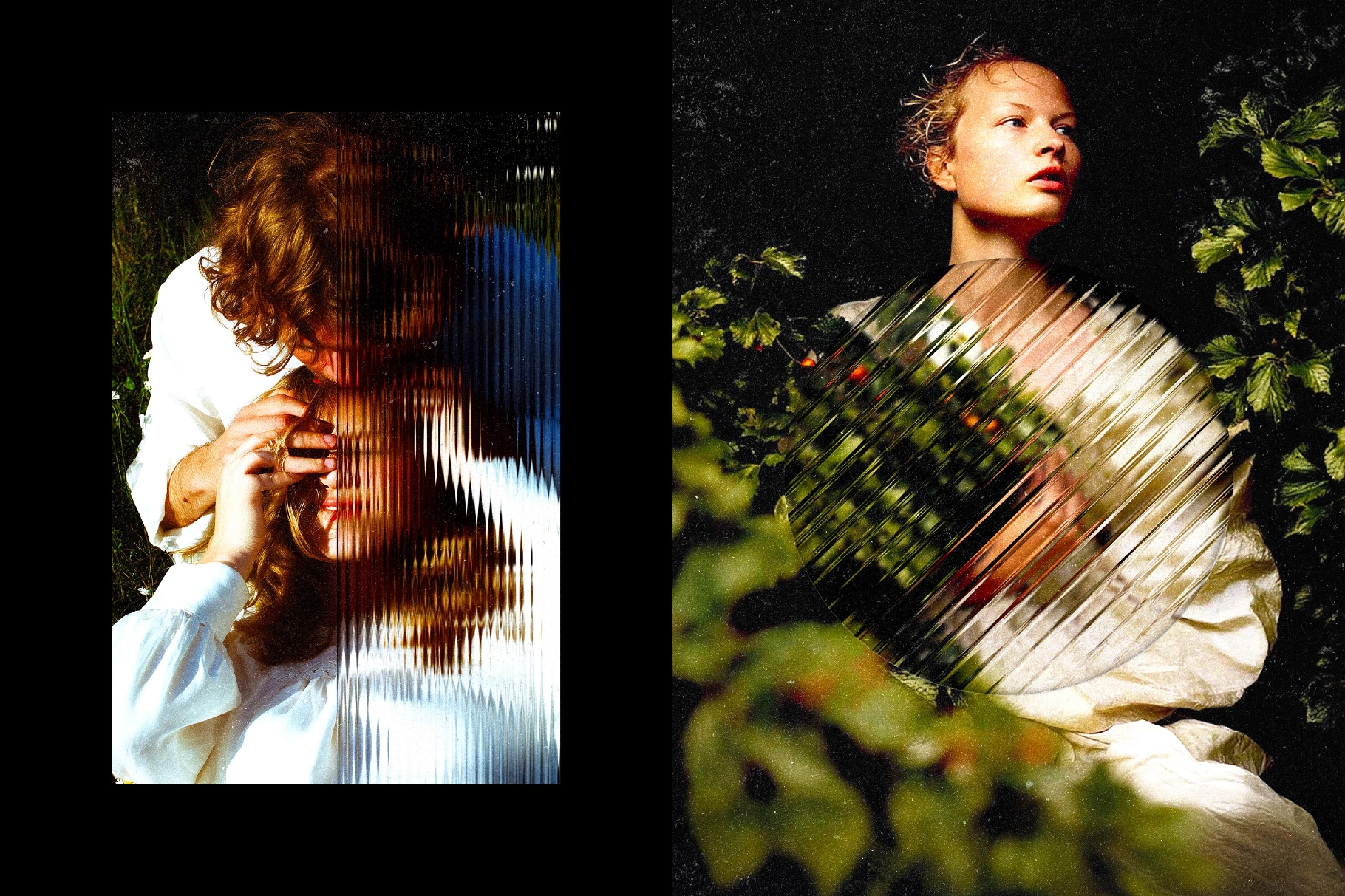 Pattern Glass Photo Effect