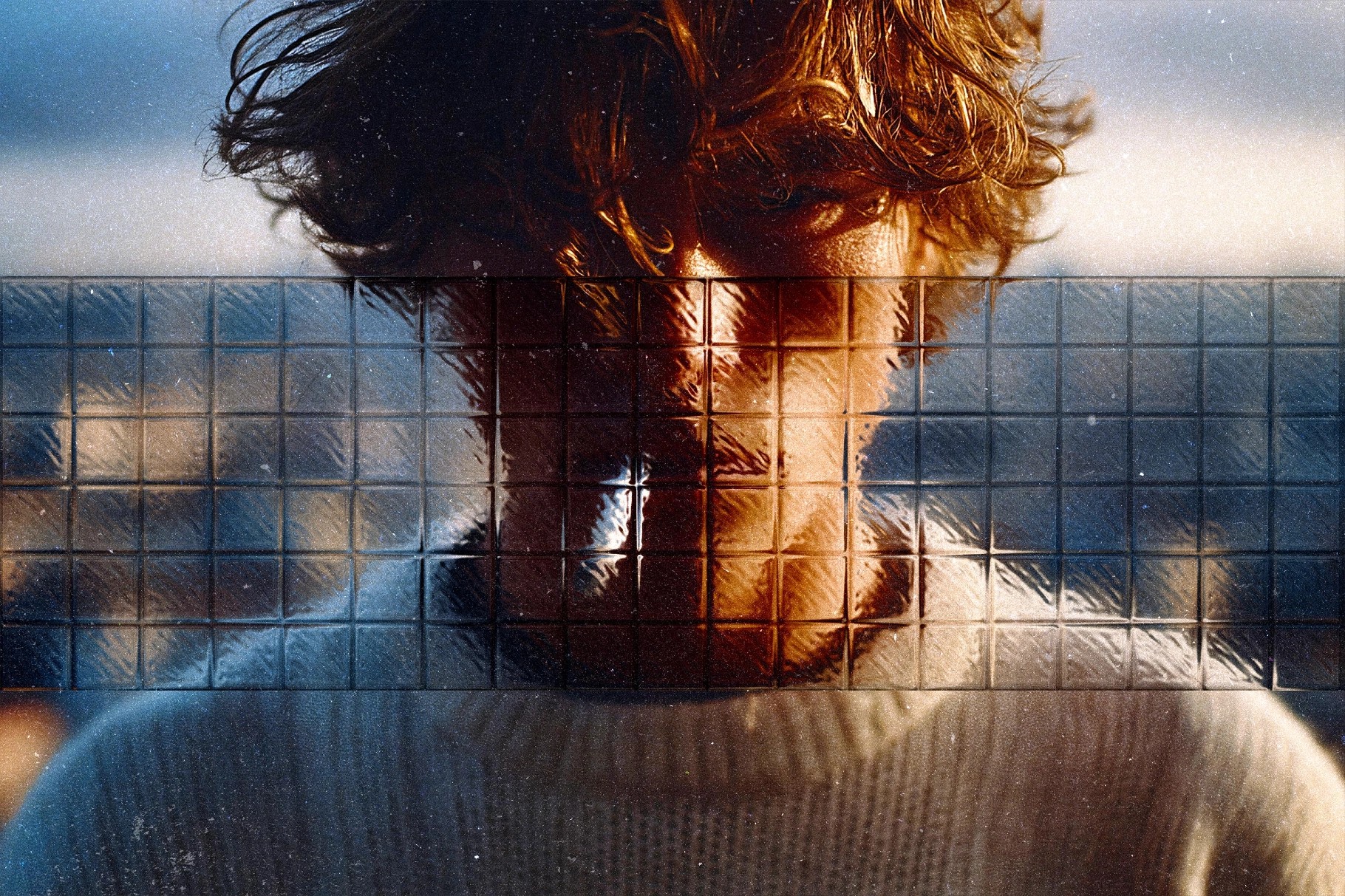 Pattern Glass Photo Effect