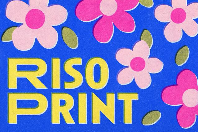 Vintage Riso Text & Logo Effect
