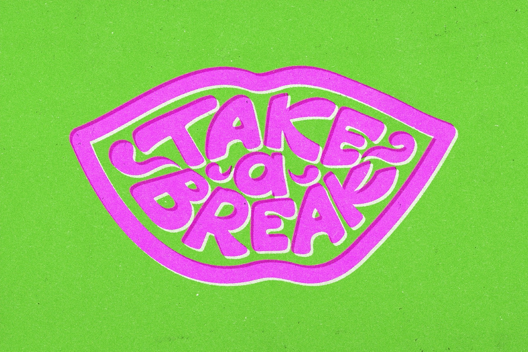 Vintage Riso Text & Logo Effect