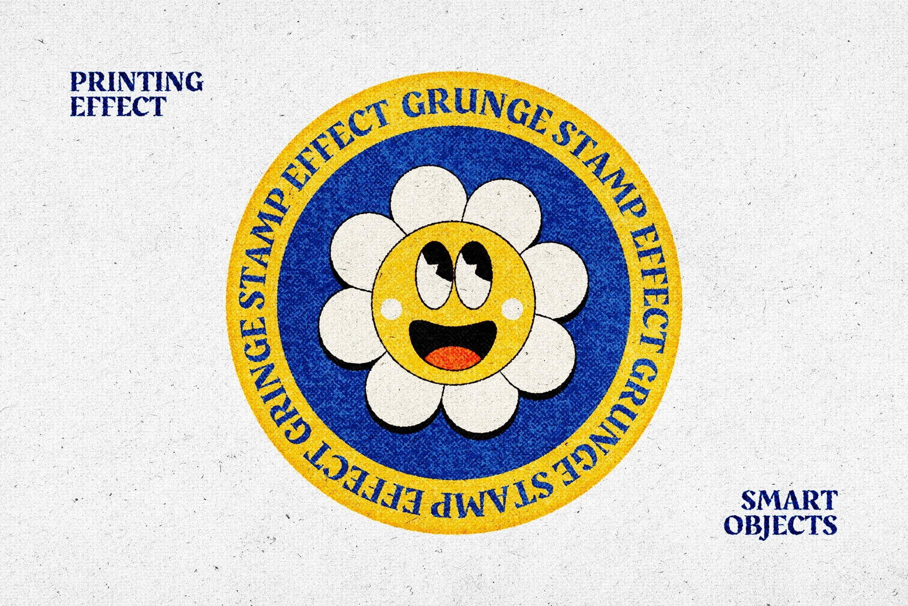 Vintage Ink Stamp Effect