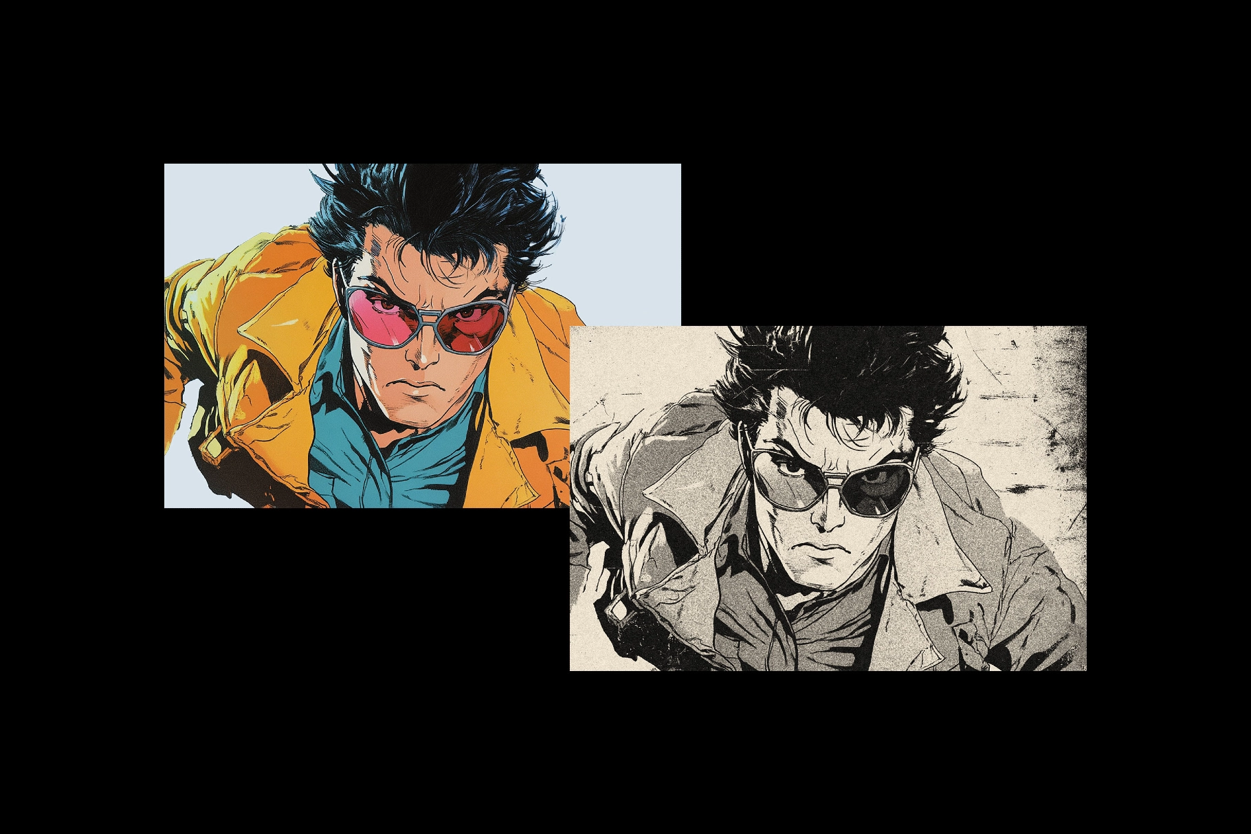 Retro Grunge Print Effect