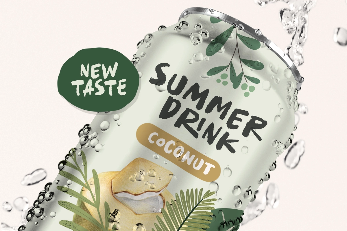 Tropical Times + Leaves Illustration