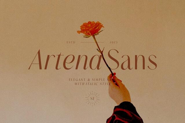 Artena - Chic Sans with Italic