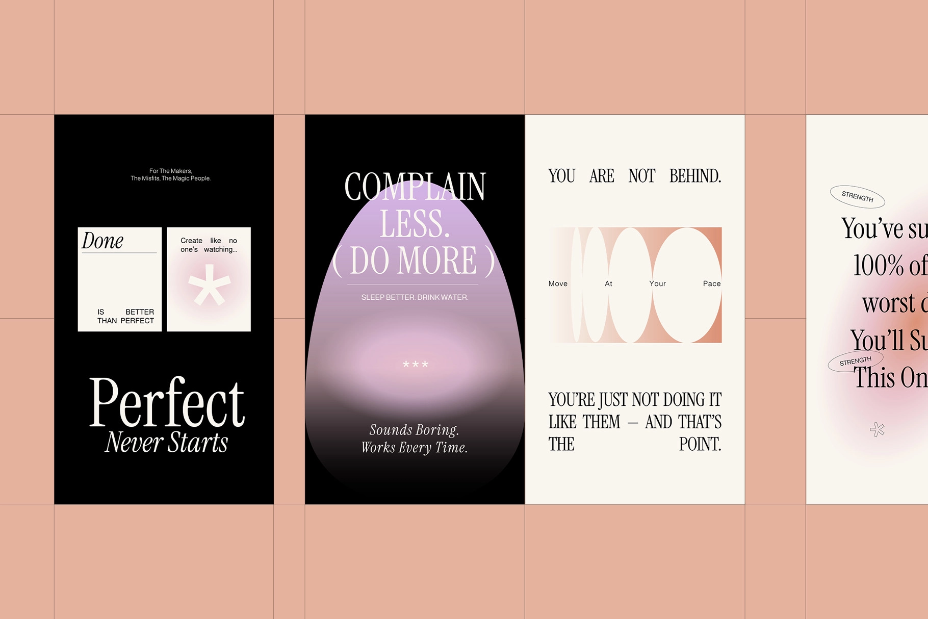 Motivational Quotes Instagram Pack Adobe Template