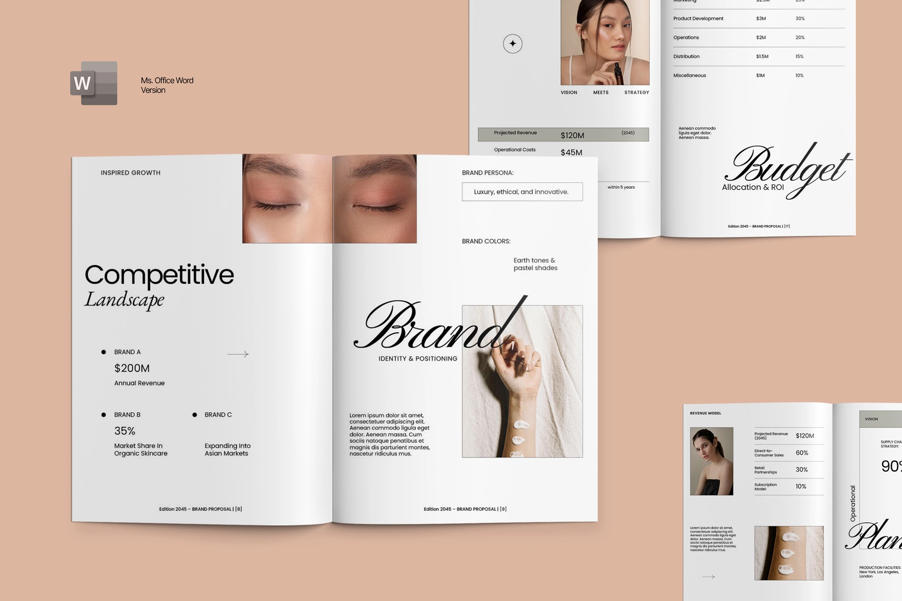 Brand Proposal Ms. Word Template