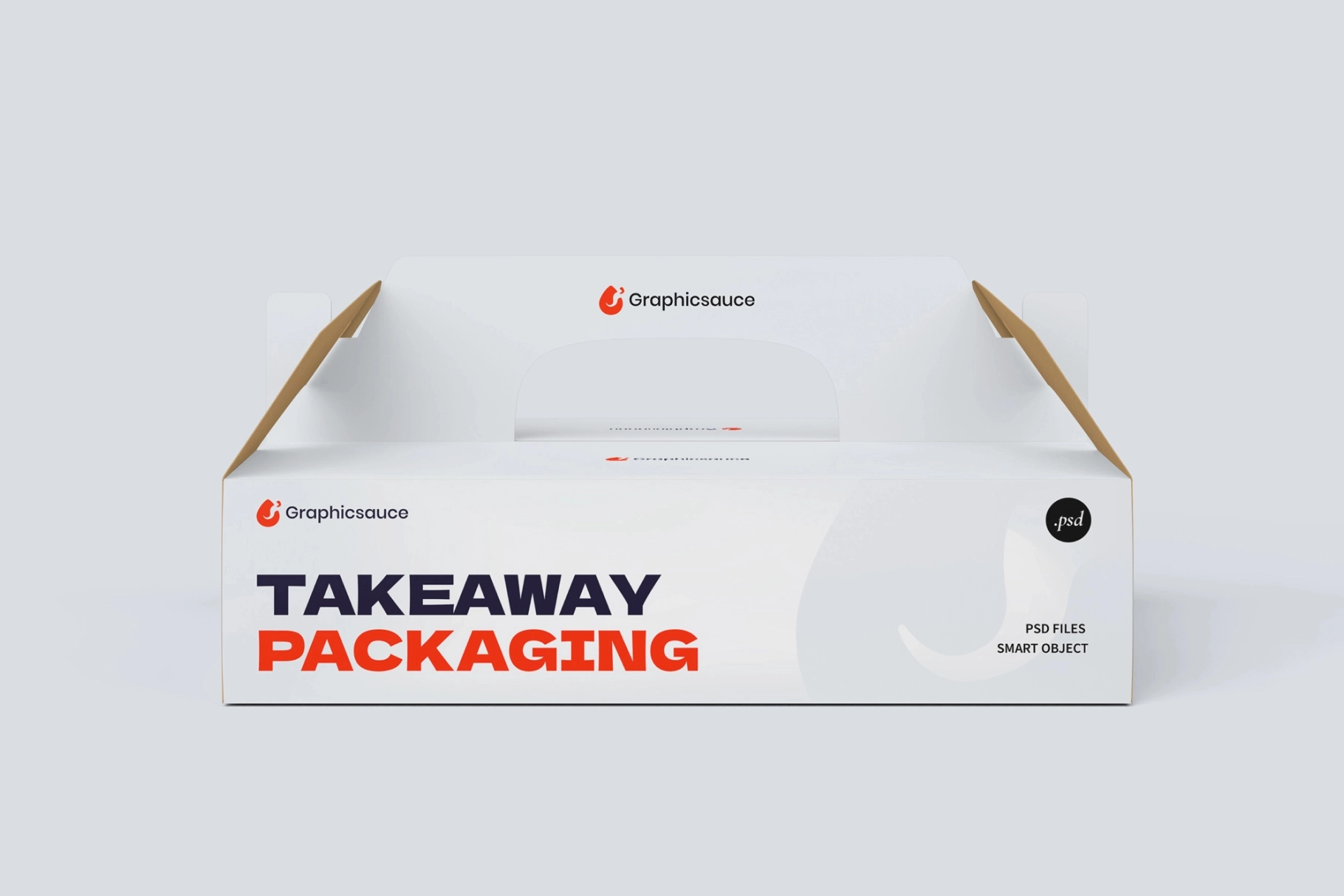Takeaway Packaging Mockup Front View