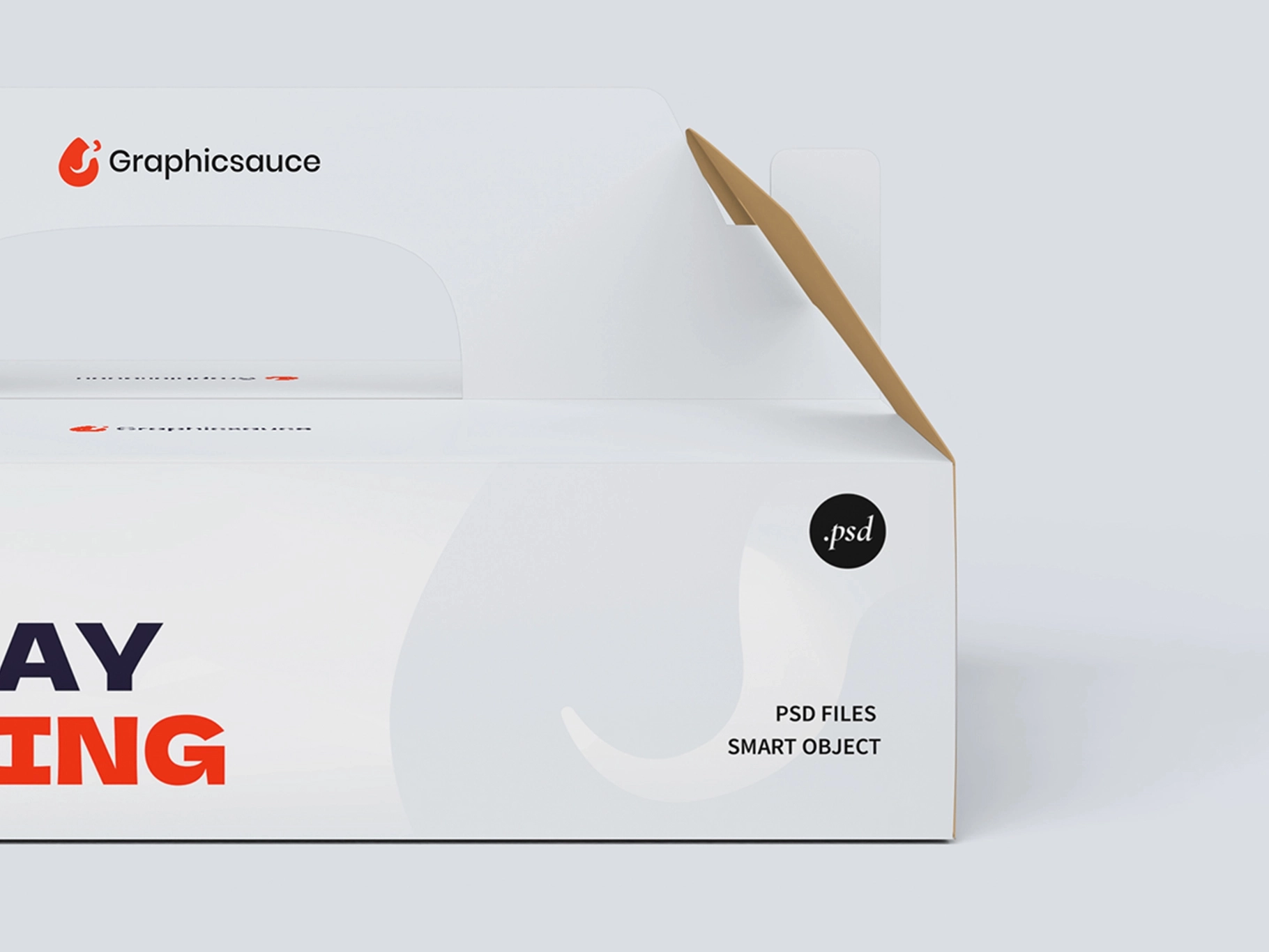 Takeaway Packaging Mockup Front View