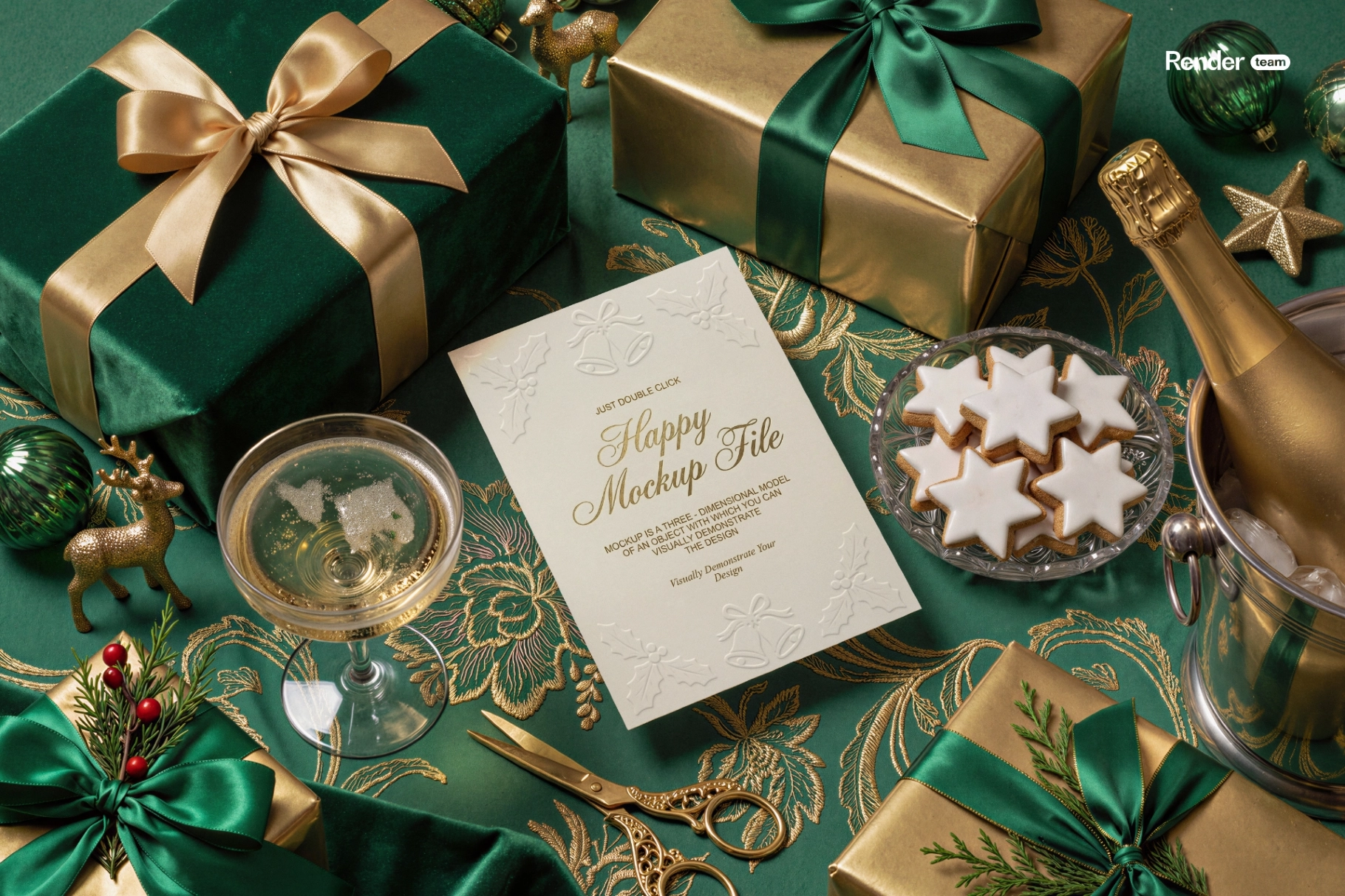 Christmas Card Mockup