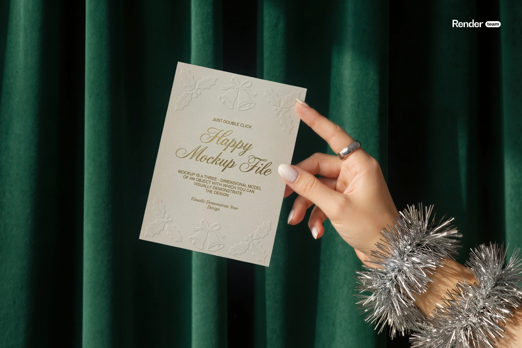 Christmas Card Mockup