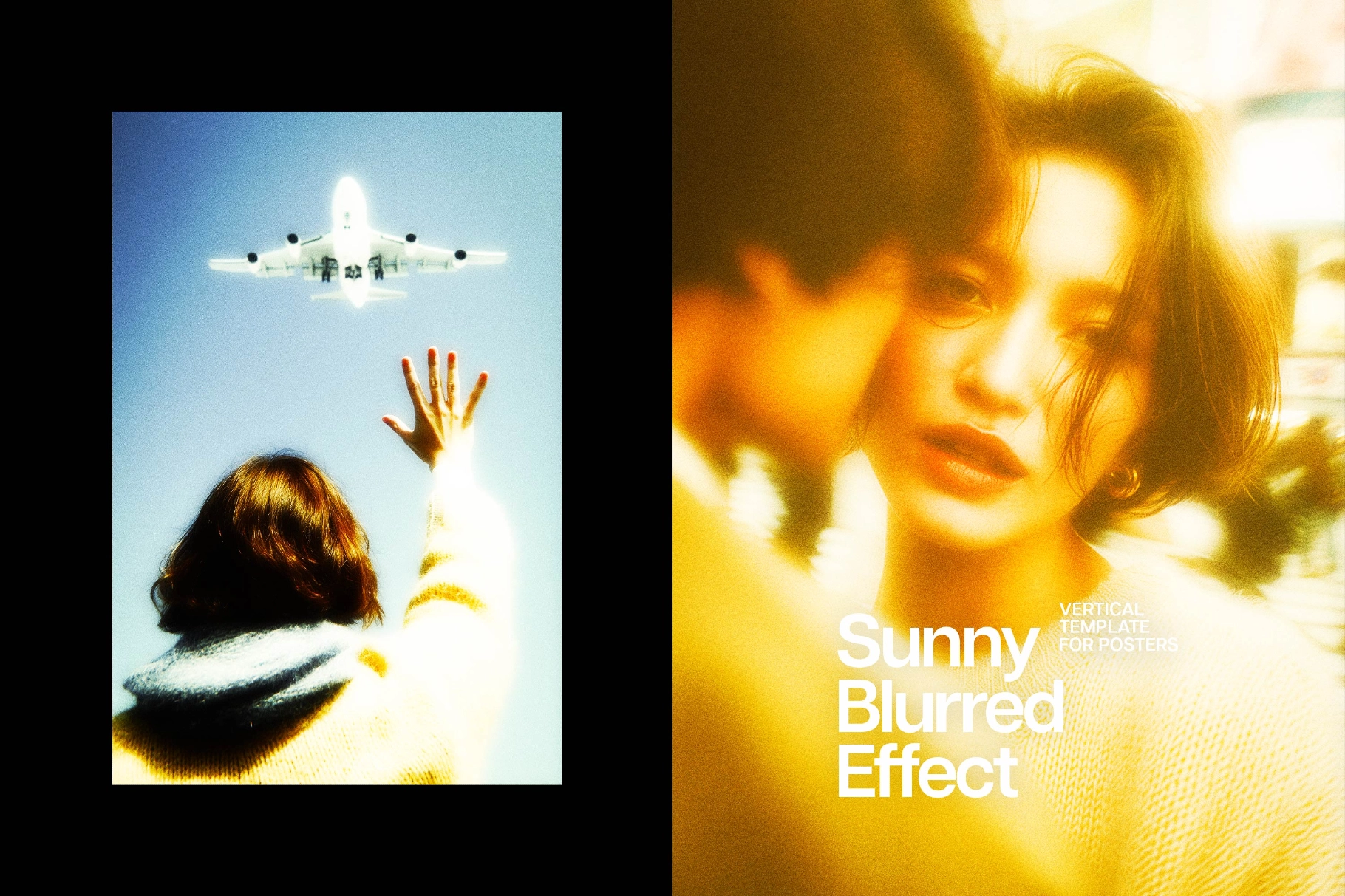 Sunny Glow Poster Photo Effect