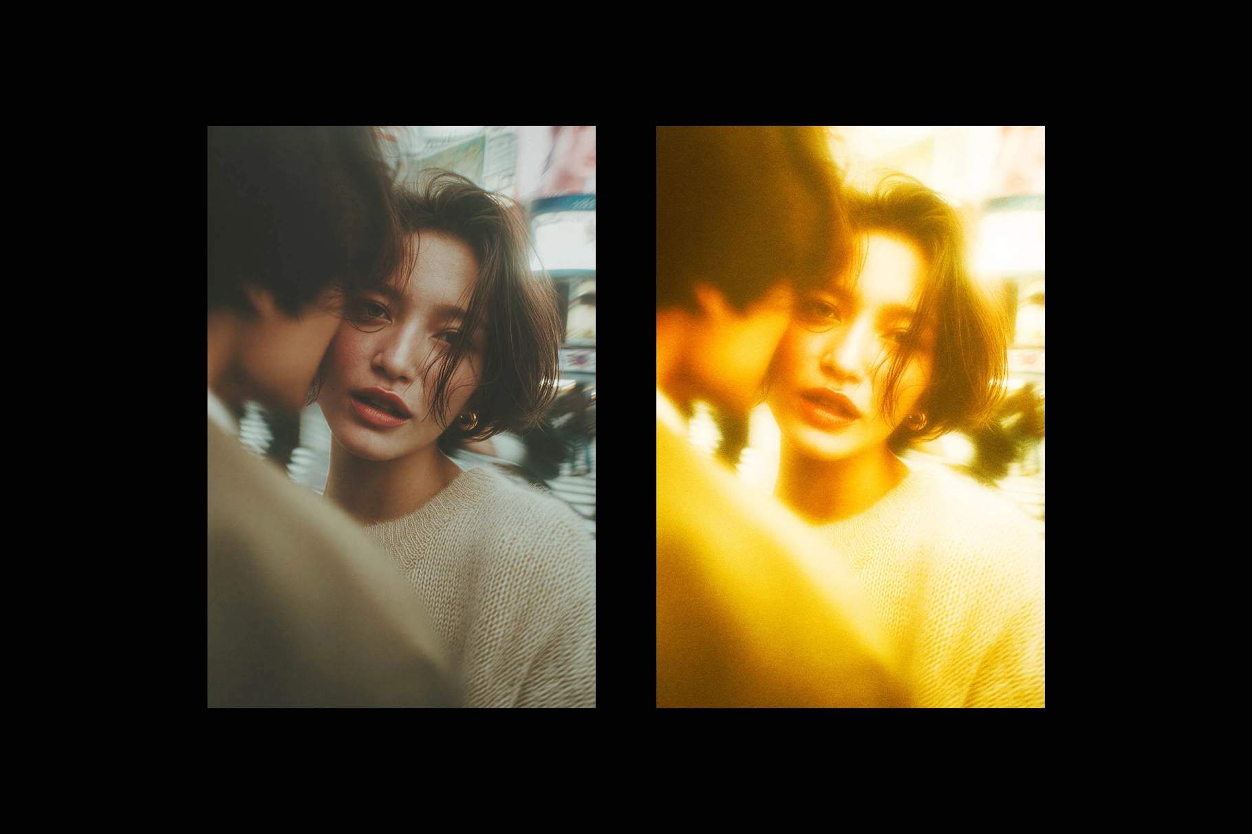 Sunny Glow Poster Photo Effect