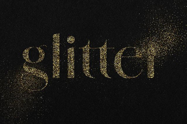 Glitter Text Effect