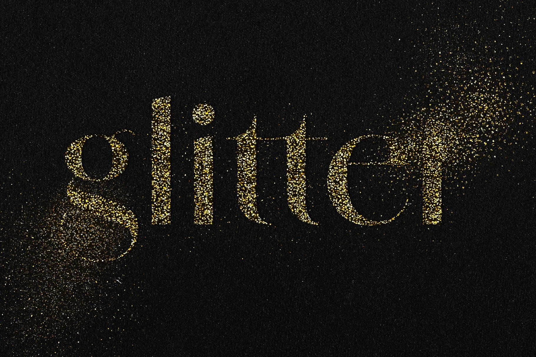 Glitter Text Effect