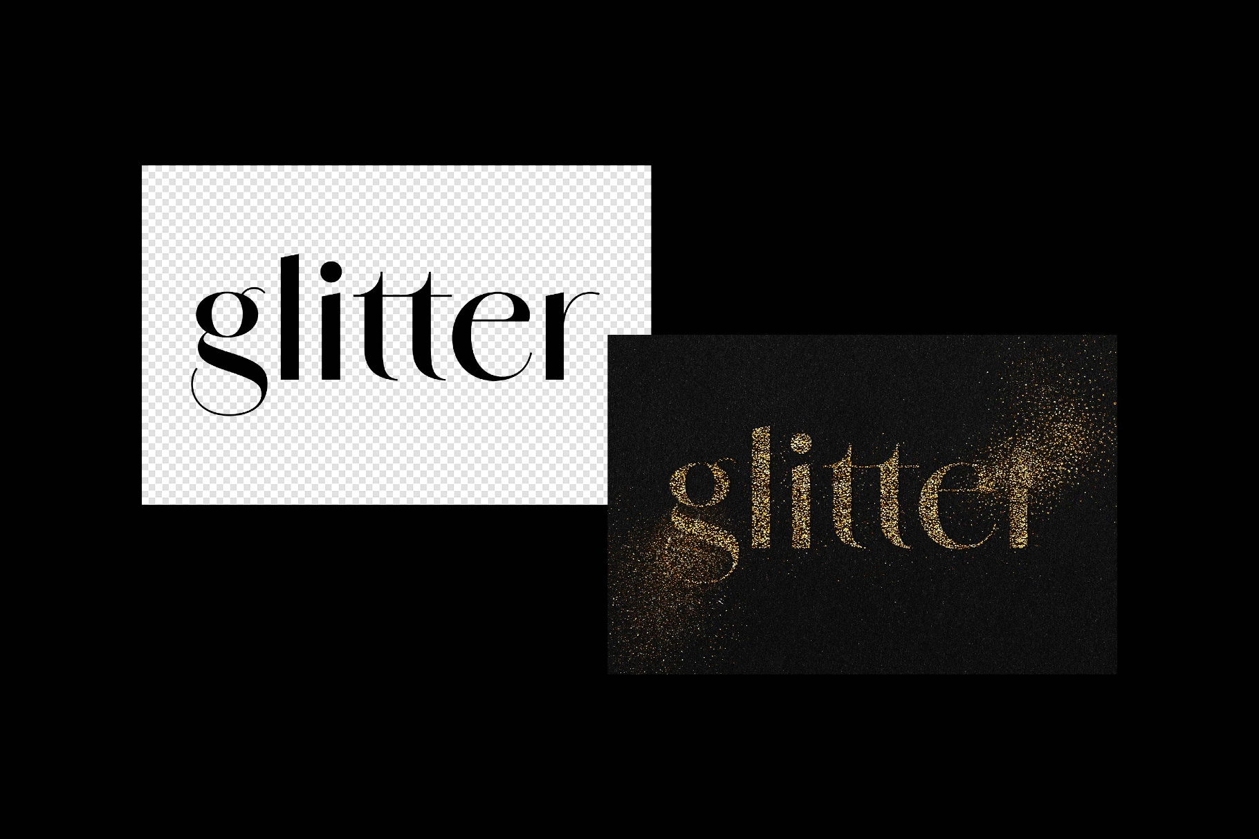 Glitter Text Effect