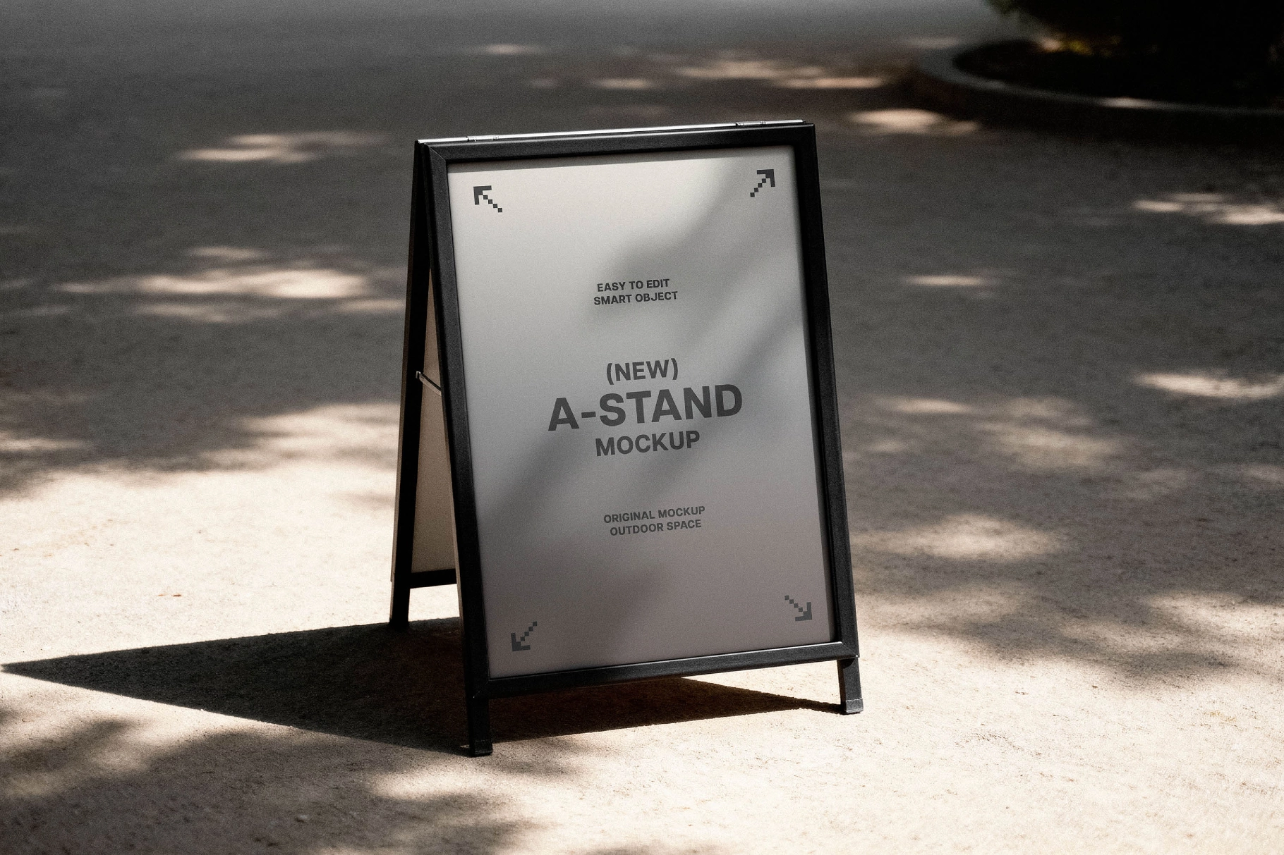 Outdoor A-Stand Mockup