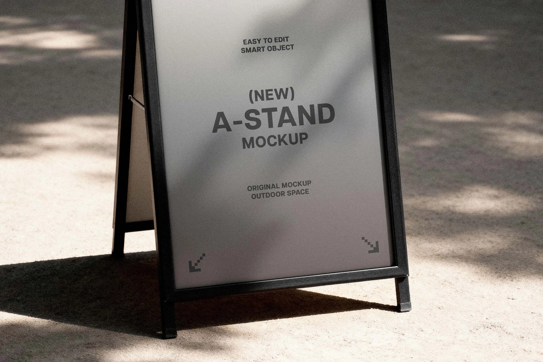 Outdoor A-Stand Mockup