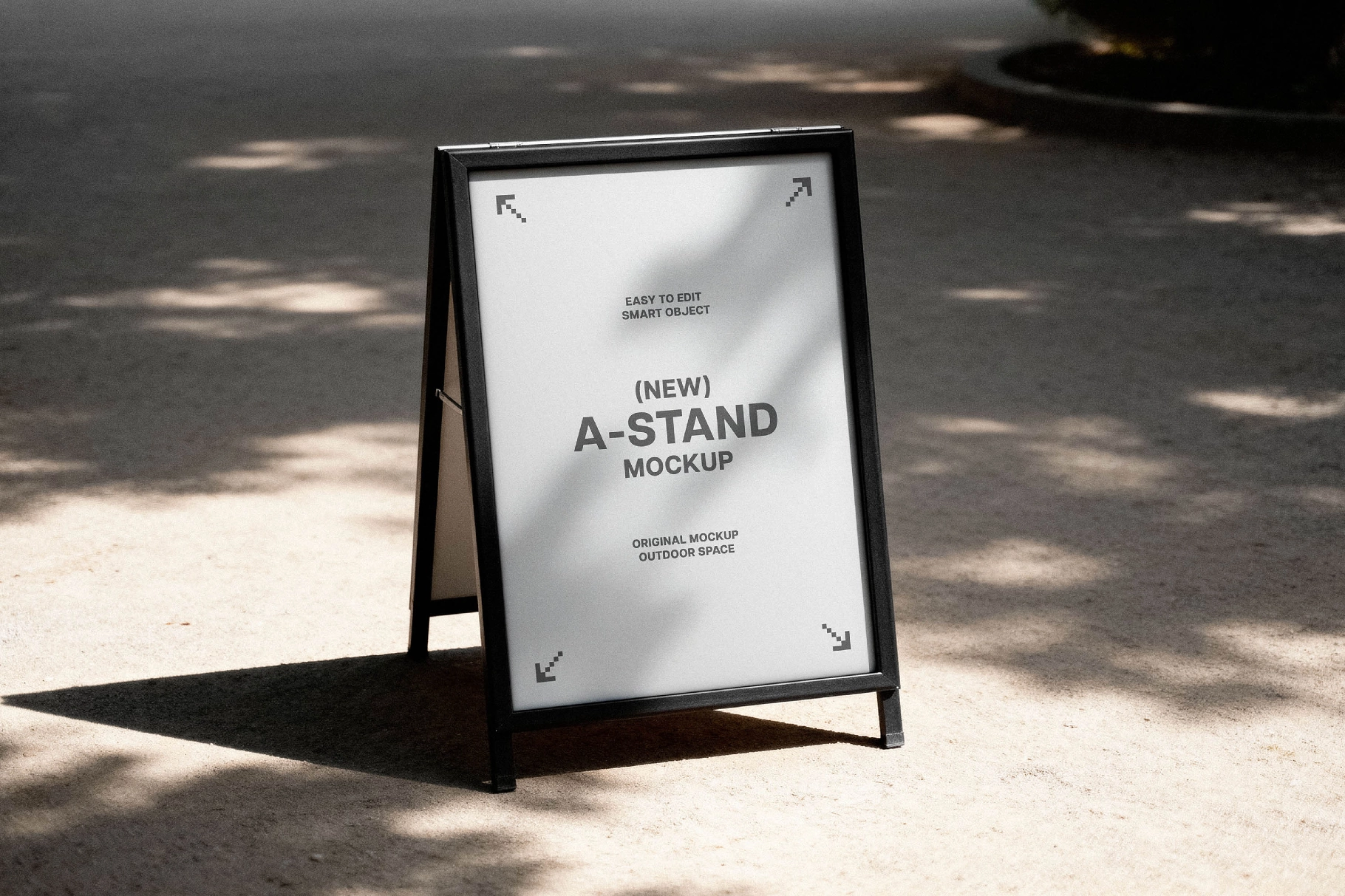 Outdoor A-Stand Mockup