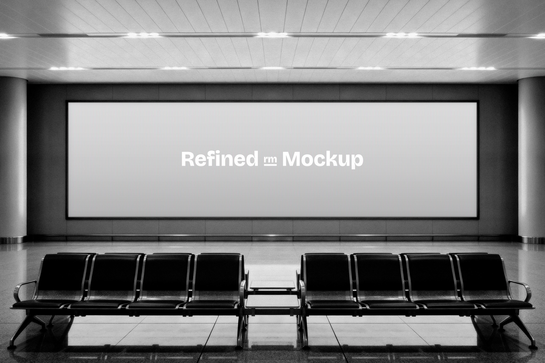 Airport Screen Mockup