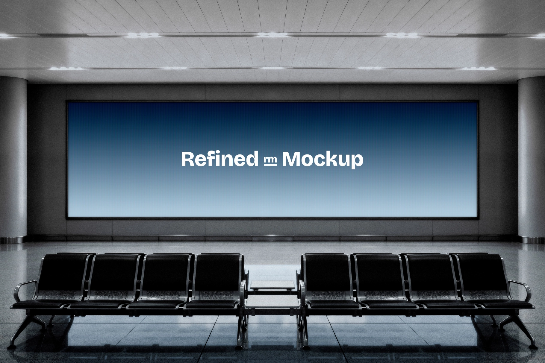 Airport Screen Mockup