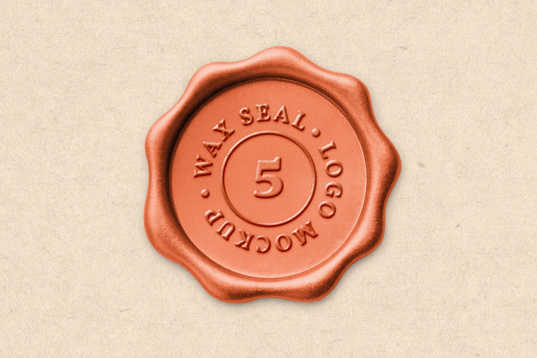 Wax Seal Logo Mockups