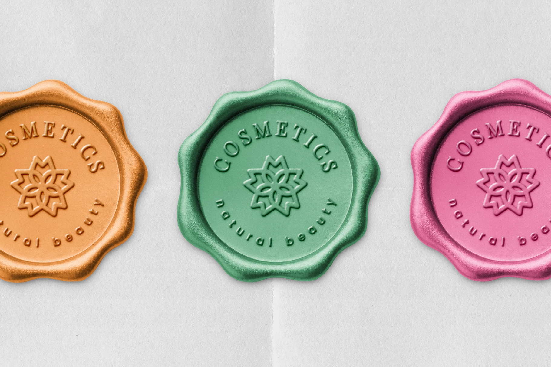Wax Seal Logo Mockups