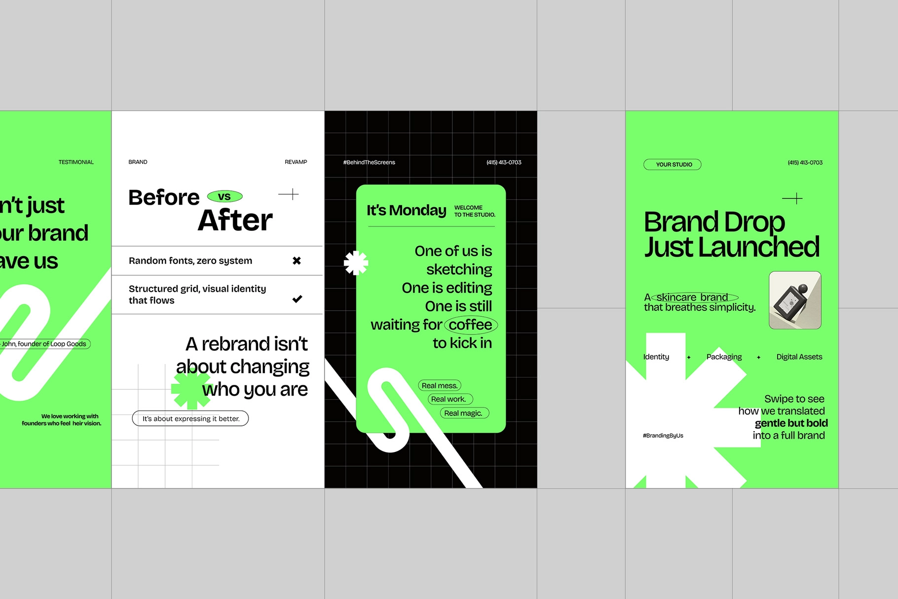 Creative Agency Instagram Pack - Adobe Template