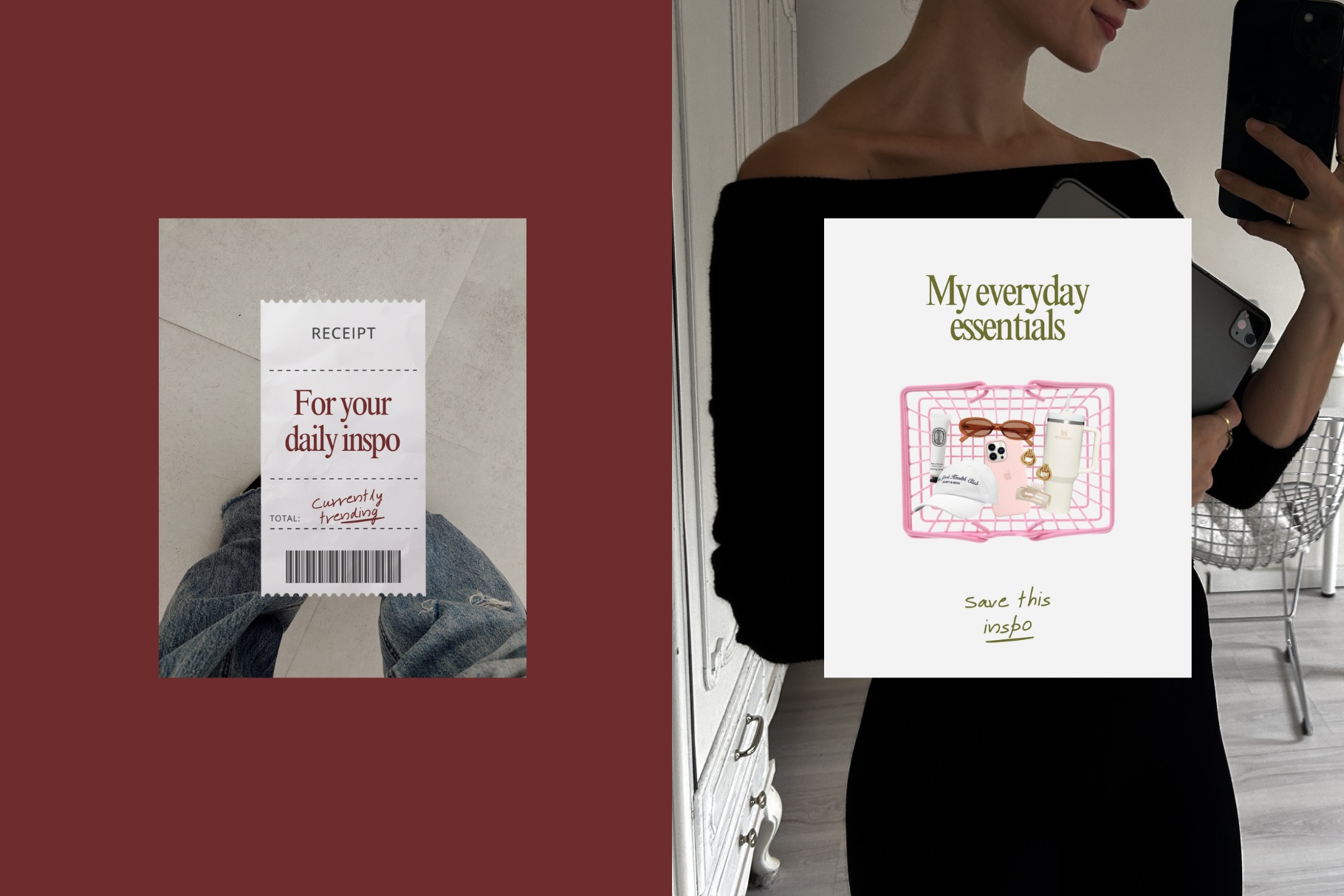 Trend Aesthetic – Editable Templates on Canva